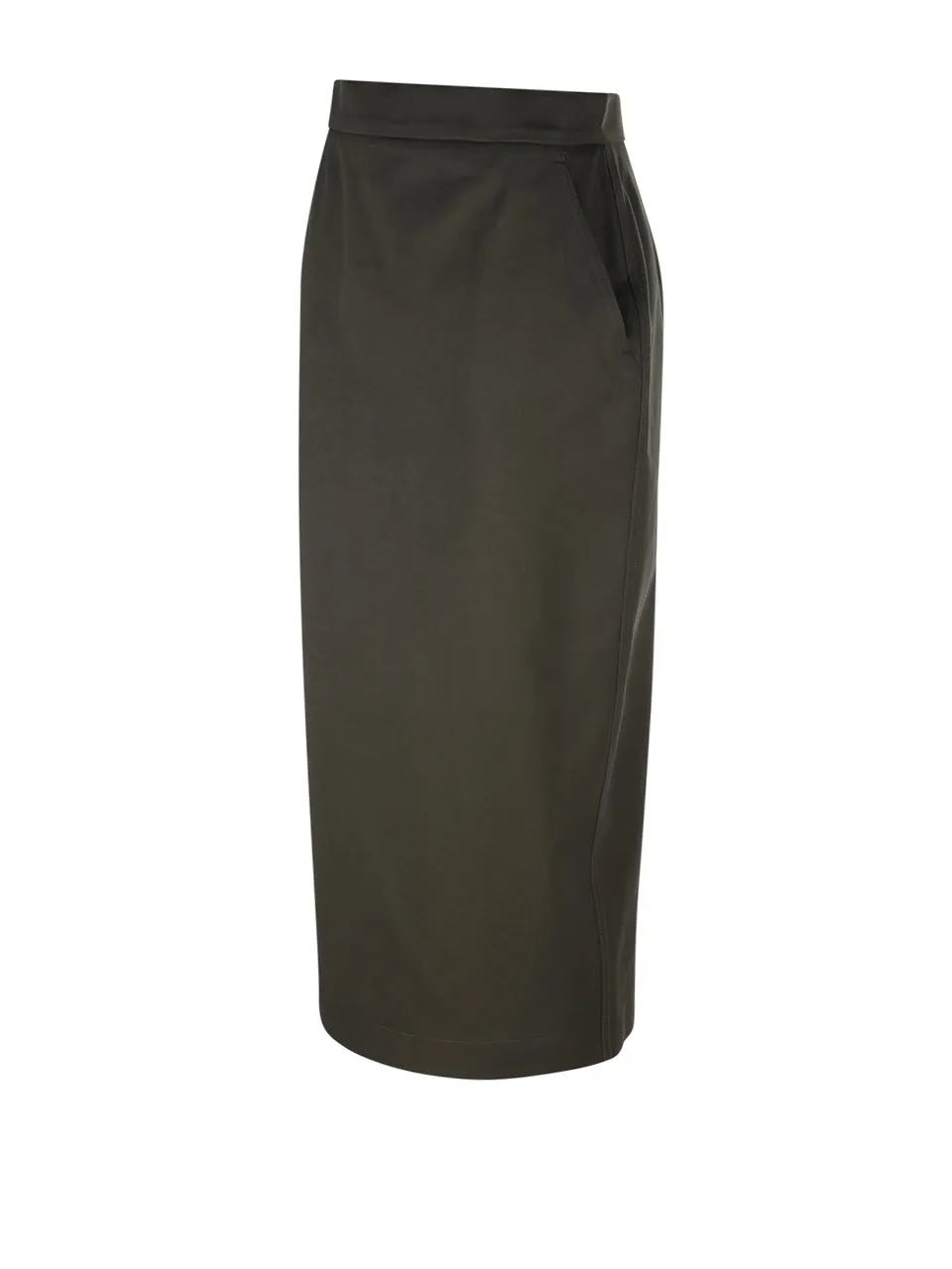 Max Mara High-Waist Zip Detailed Skirt