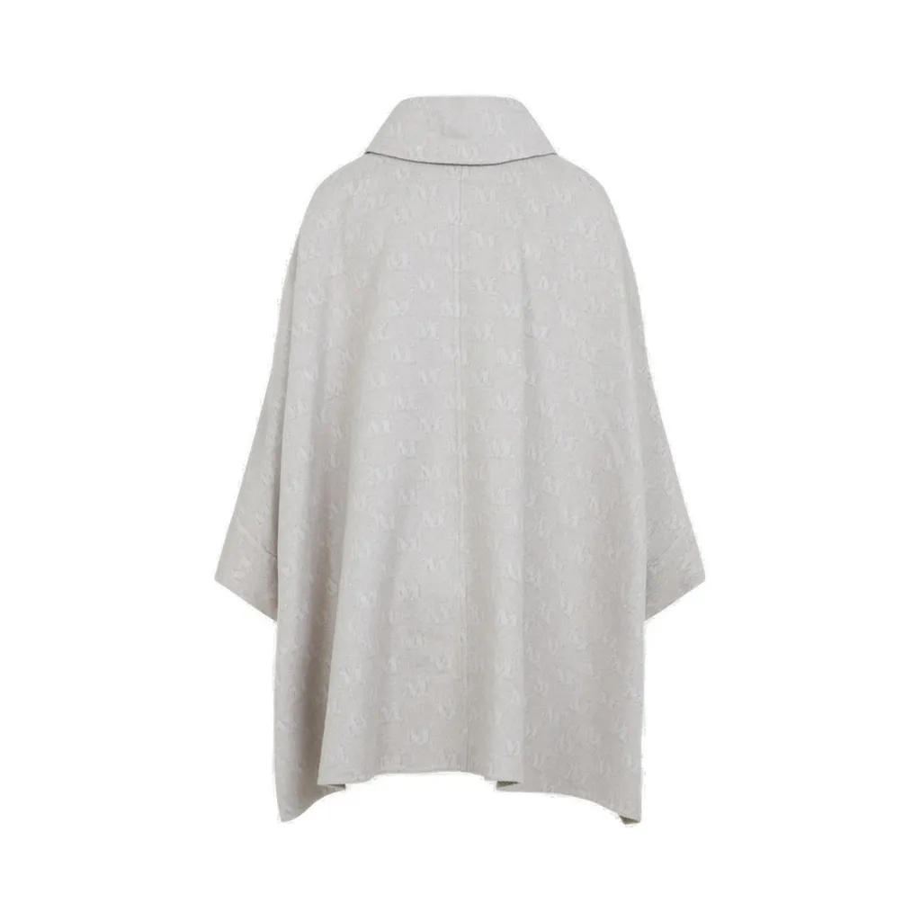Max Mara Button-Up Long-Sleeved Cape