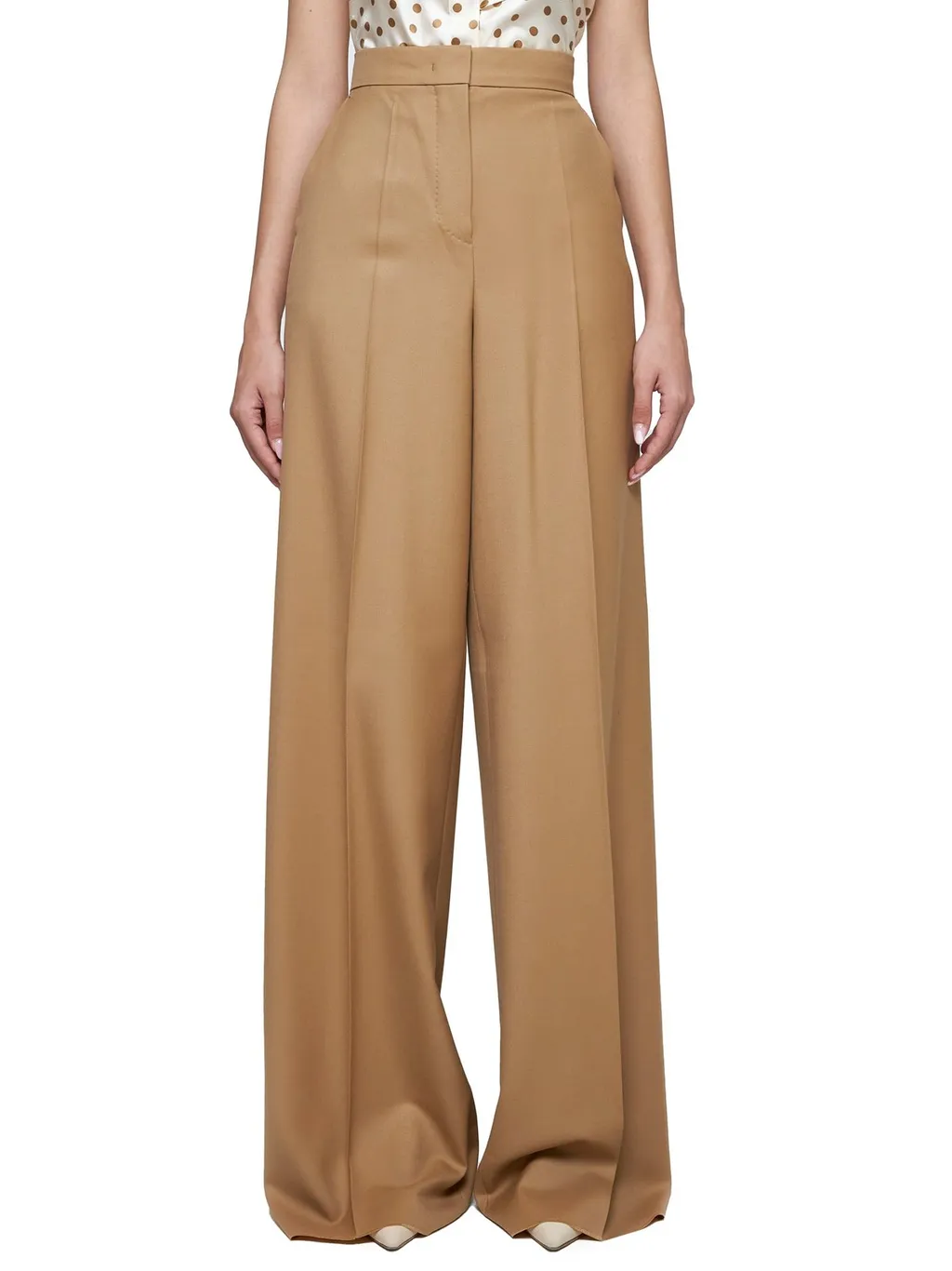 Max Mara Senna Wide Leg Palazzo Pants