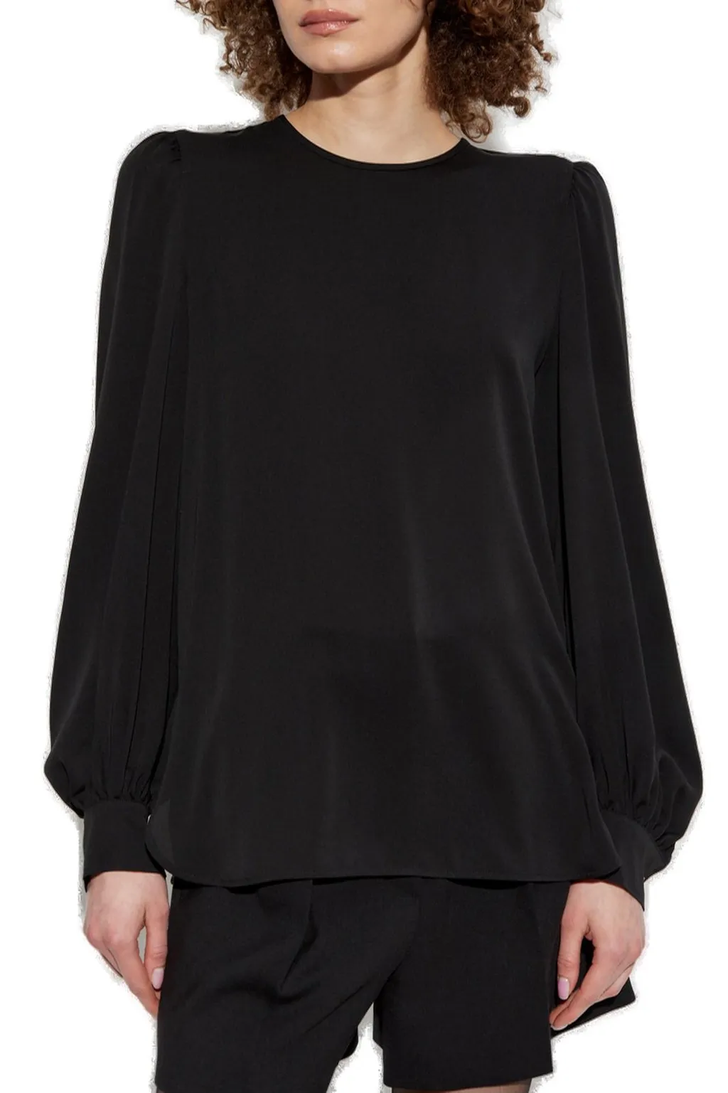 Max Mara Robina Crewneck Long-Sleeved Shirt