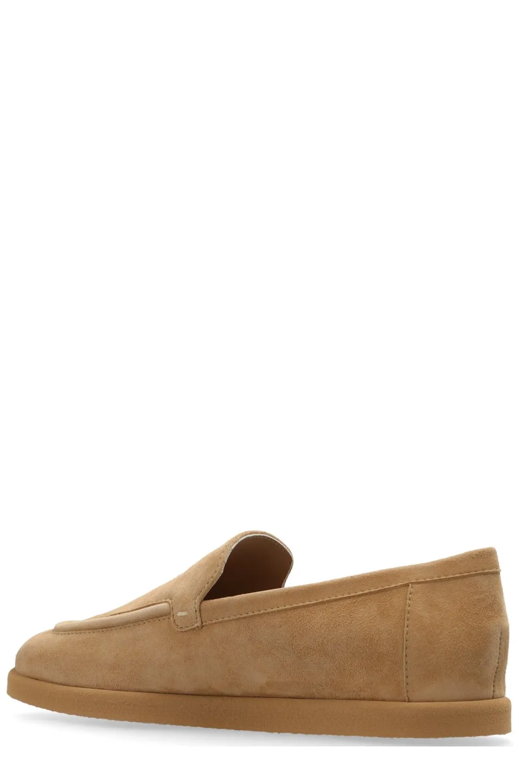 Max Mara Logo Plaque Slip-On Flat Shoes