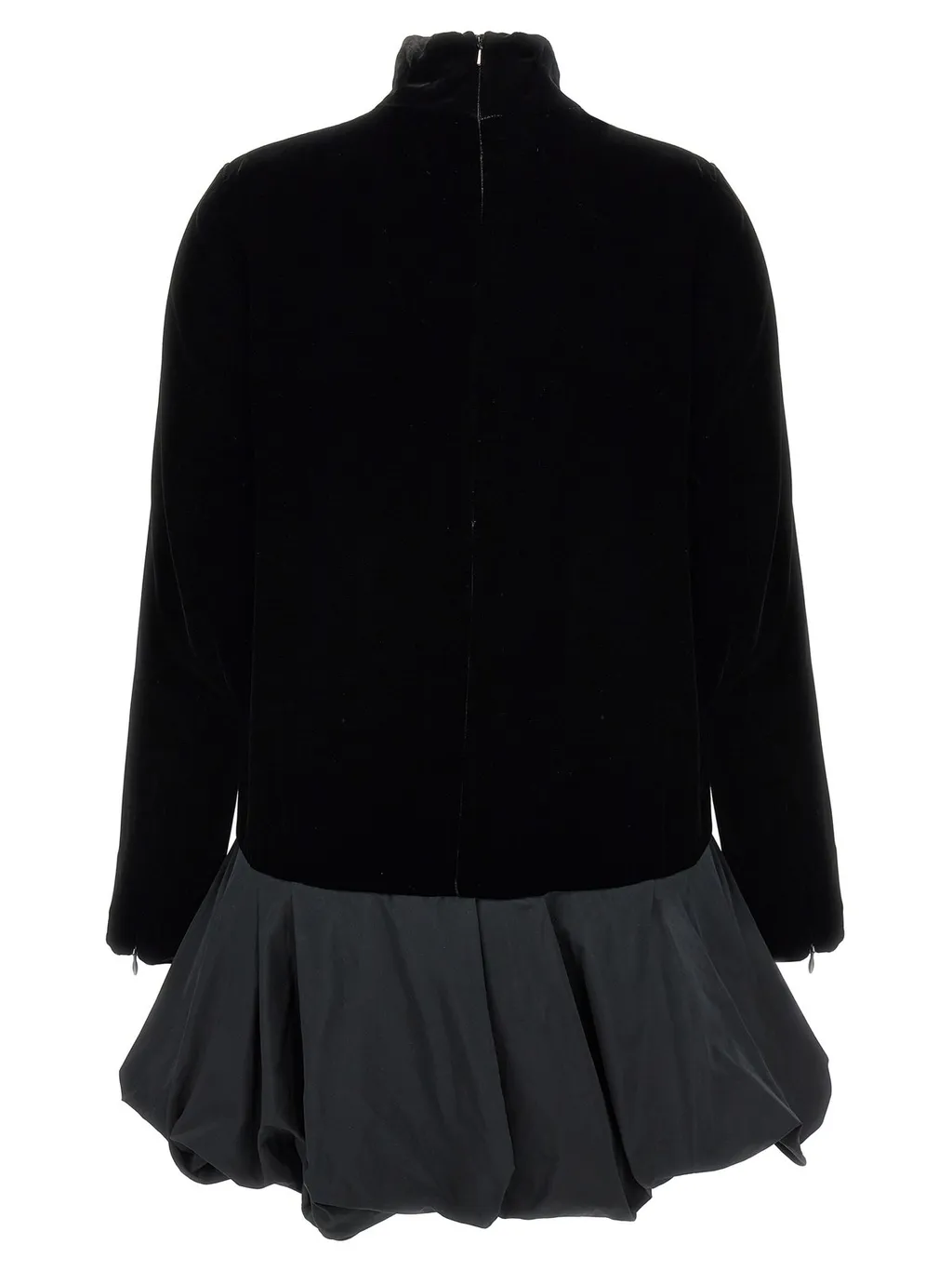 Max Mara Osso Panelled Long-Sleeve Dress