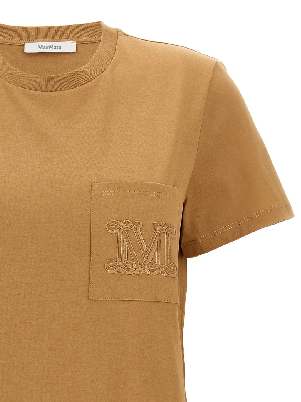 Max Mara Logo Embroidered Crewneck T-Shirt