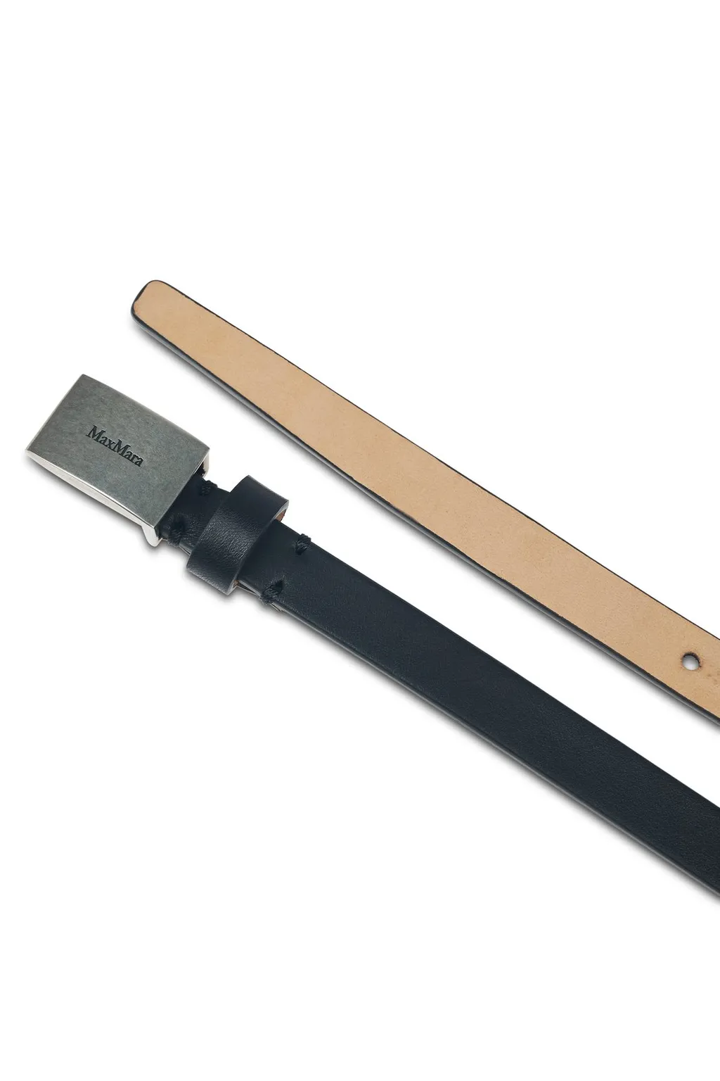 Max Mara Logo Engraved Belt
