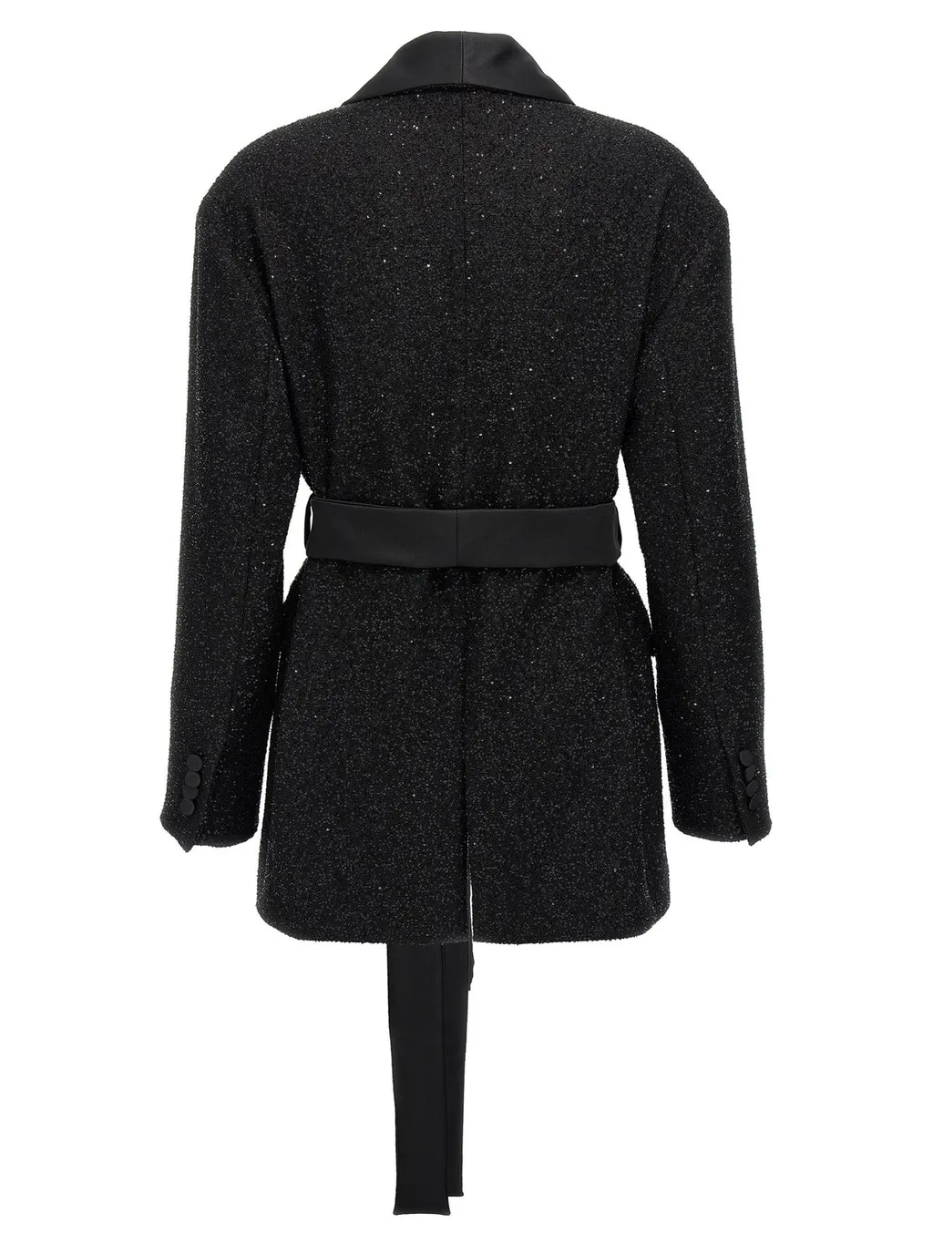 Max Mara Embellished Belted Jacket