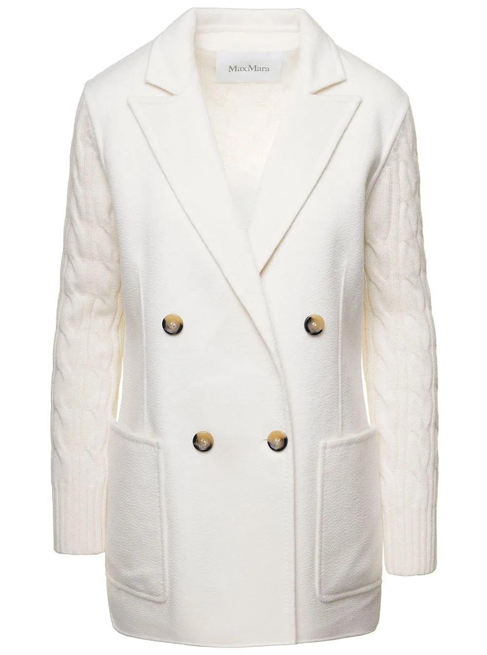 Max Mara Double-Breasted Long-Sleeved Blazer