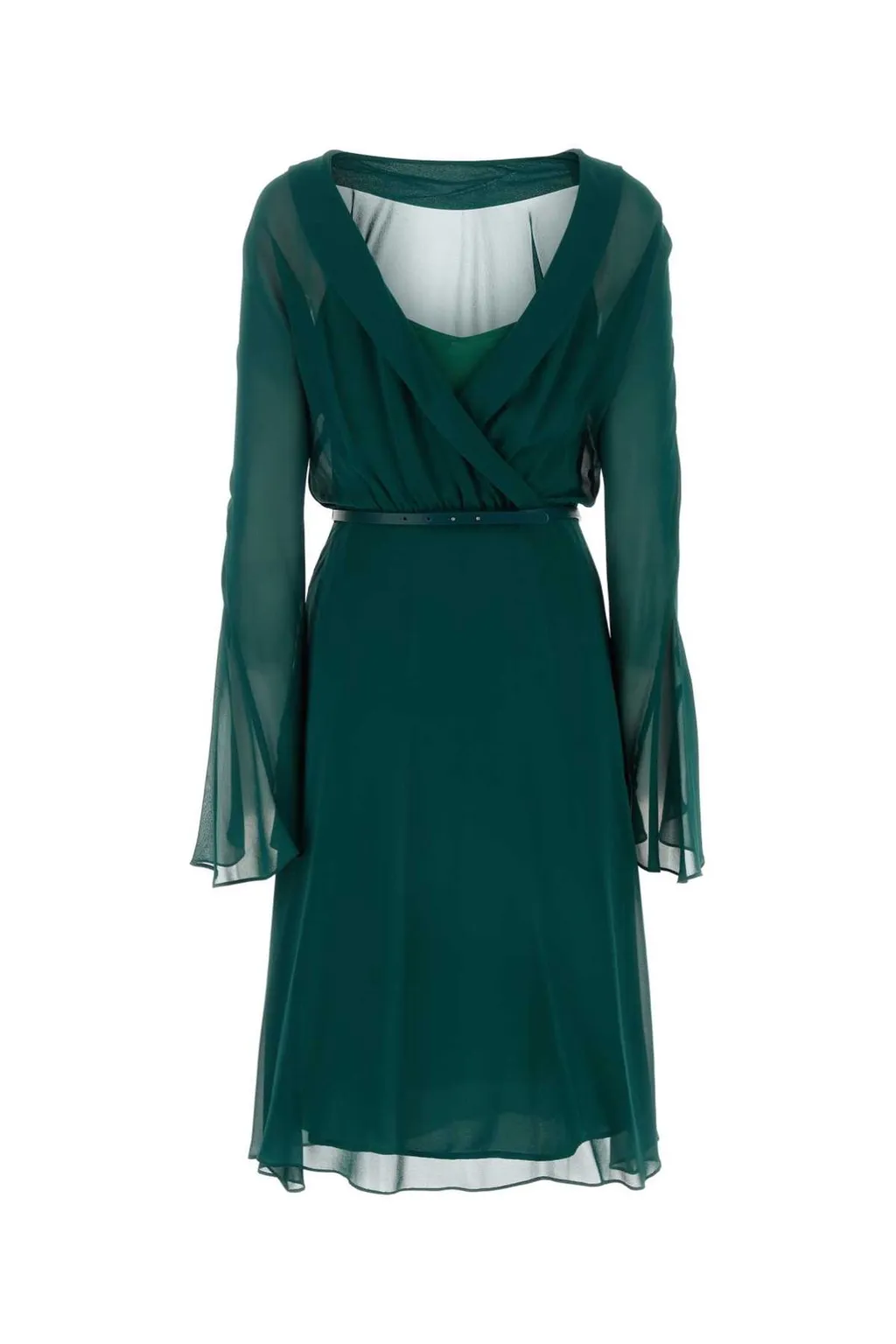 Max Mara Semi Sheer Africa Dress