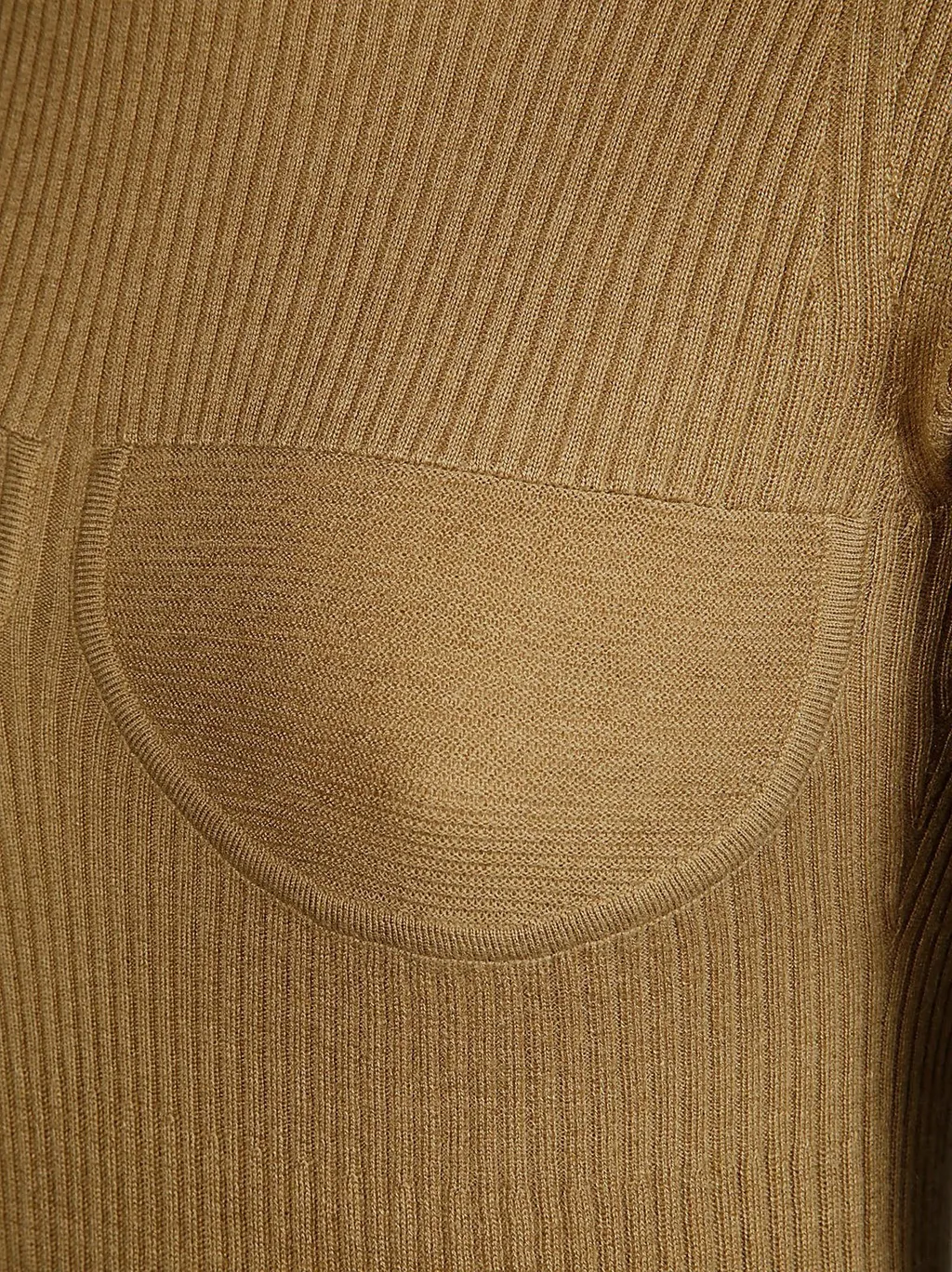 Max Mara Short-Sleeve Ribbed Dress
