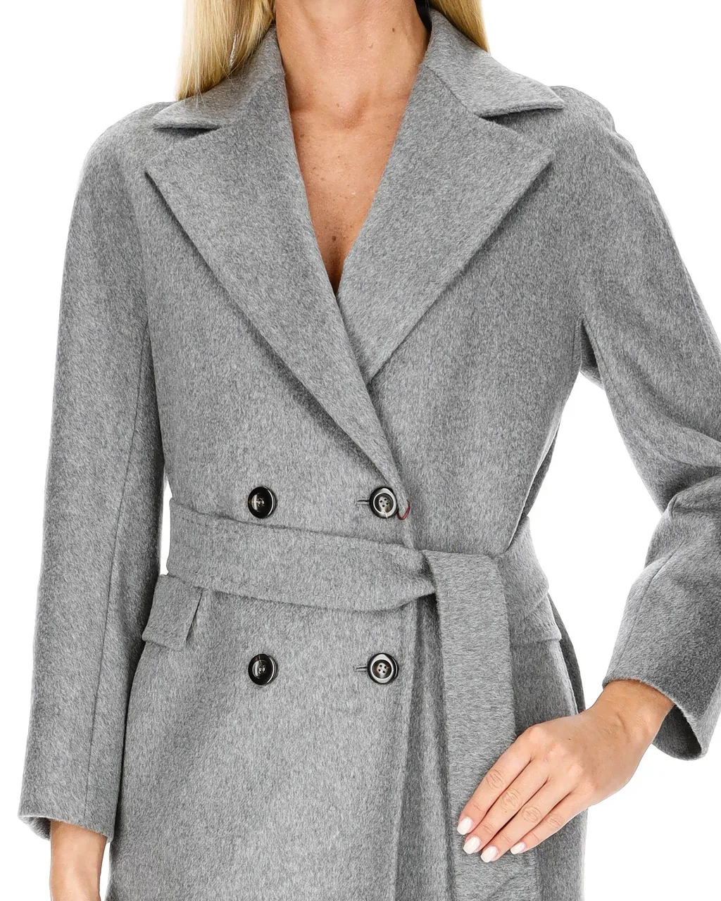 Max Mara Double-Breasted Long-Sleeved Coat
