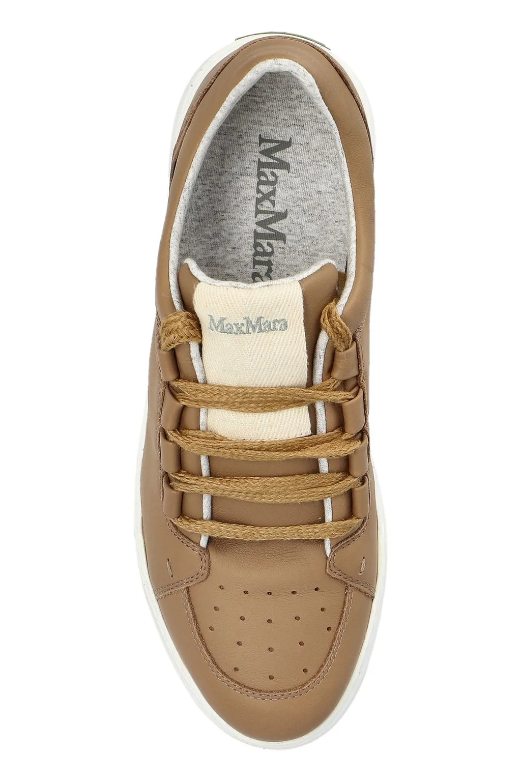 Max Mara Logo Patch Lace-Up Sneakers