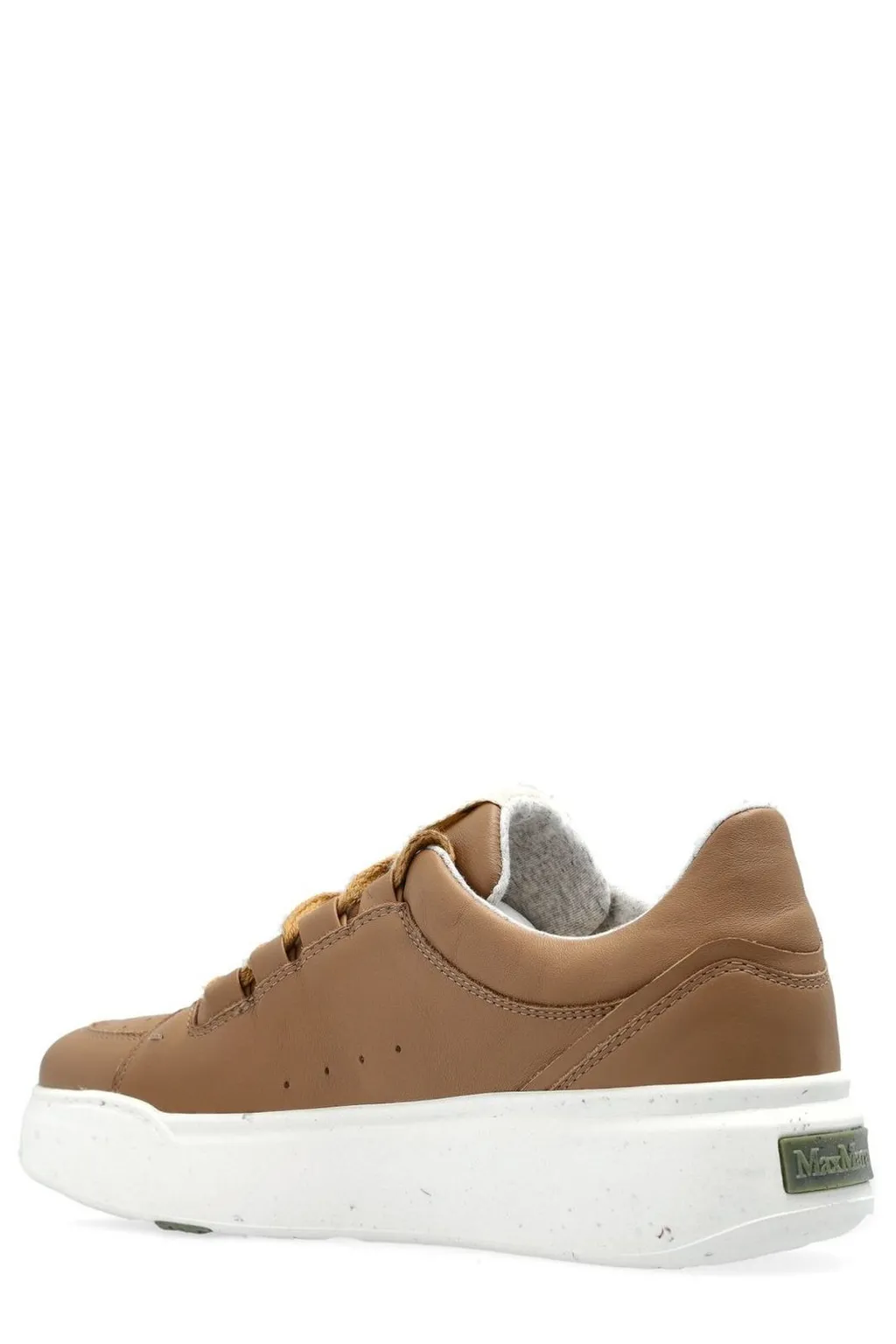 Max Mara Logo Patch Lace-Up Sneakers