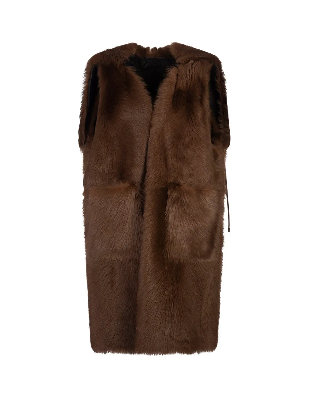 Max Mara Reversible Open-Front Vest