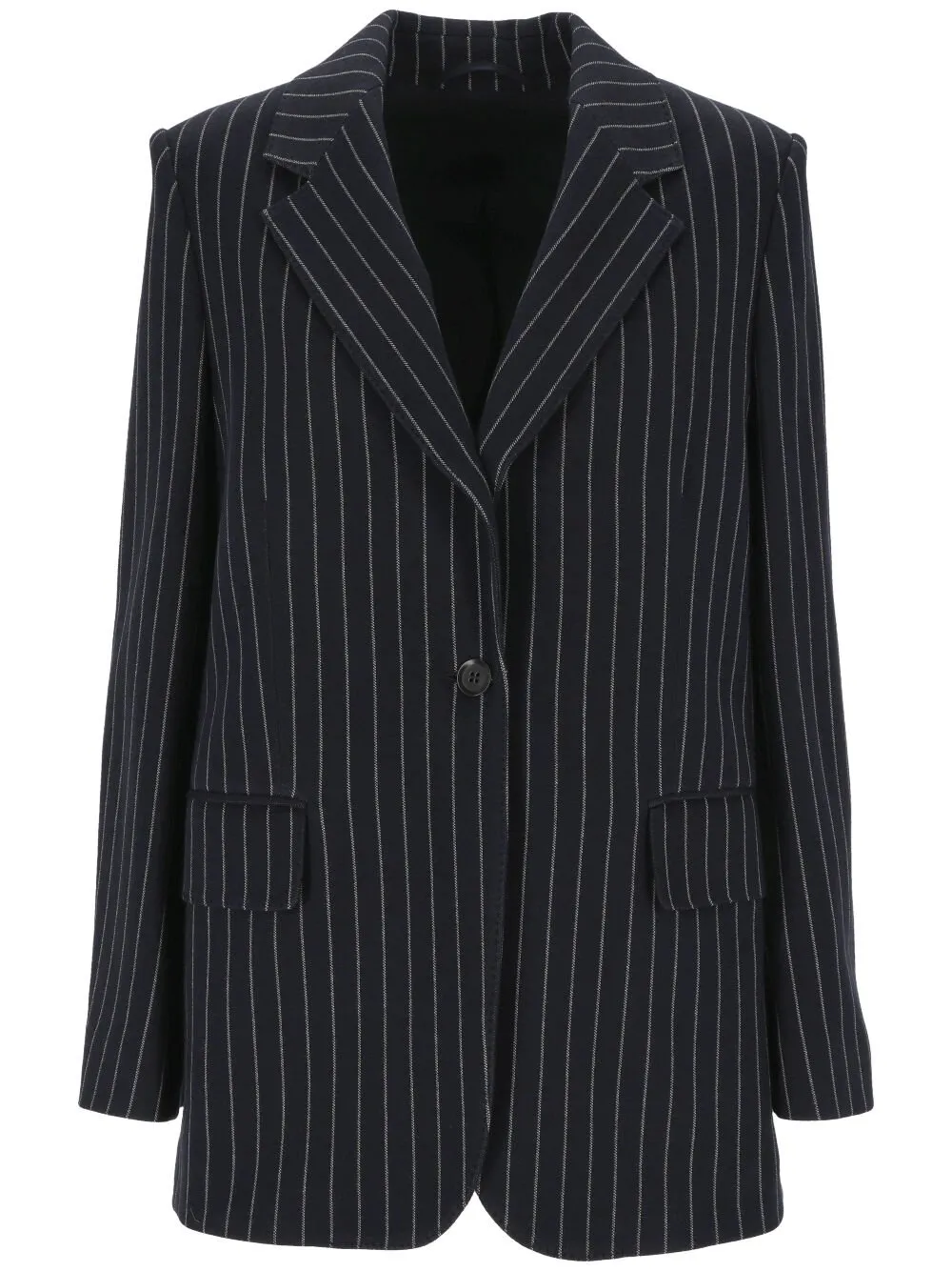 Max Mara Striped Single-Breasted Jaclet