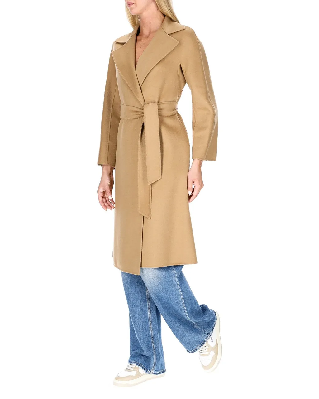 Max Mara Belted Long-Sleeved Coat