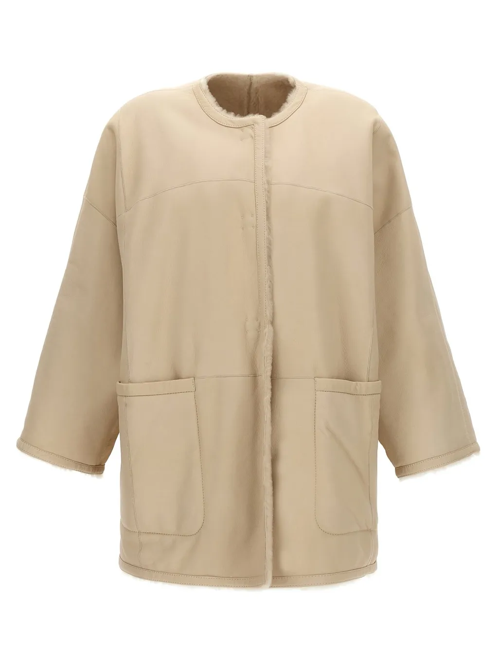 Max Mara Santos Crewneck Reversible Jacket