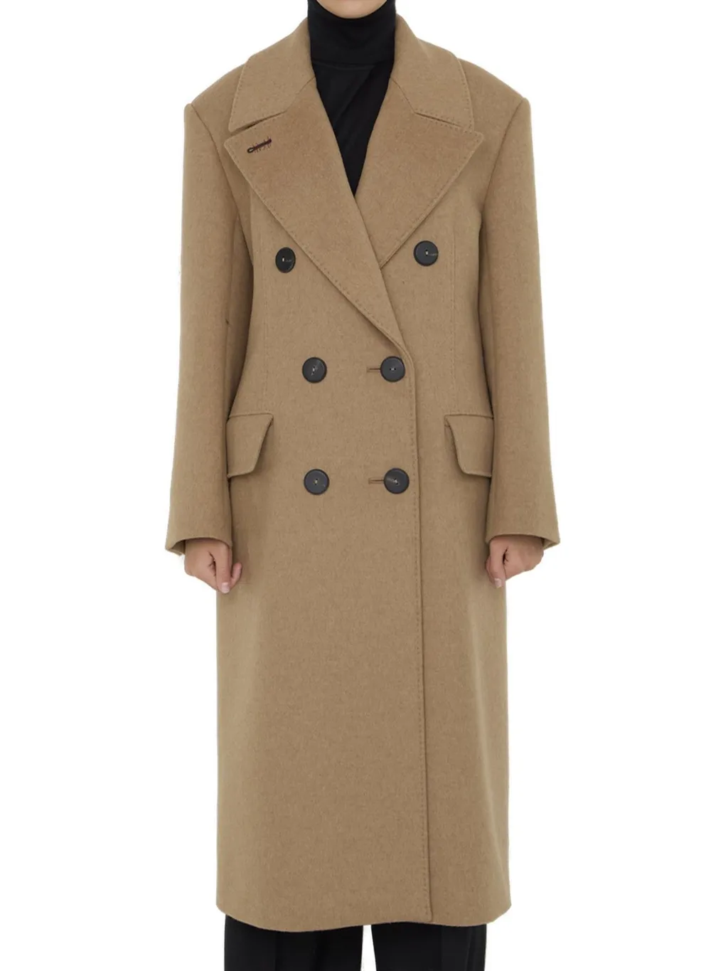Max Mara Certo Double-Breasted Long-Sleeved Coat
