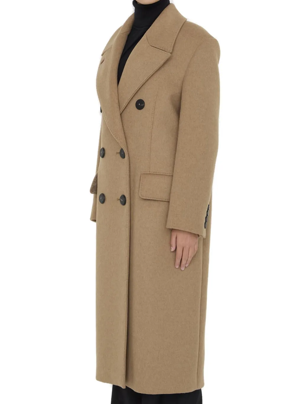 Max Mara Certo Double-Breasted Long-Sleeved Coat