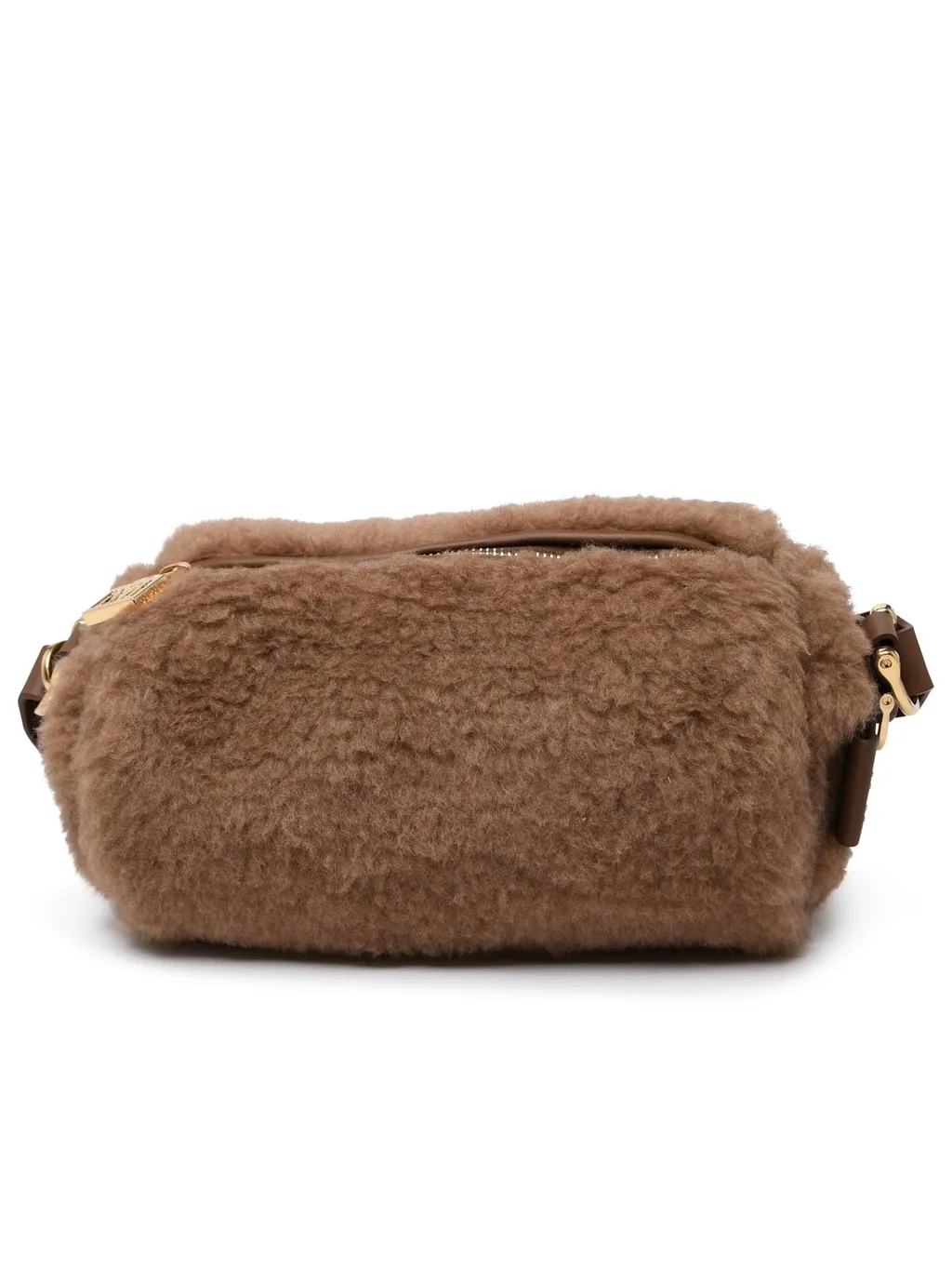 Max Mara Teddy Roll Zip-Up Small Shoulder Bag