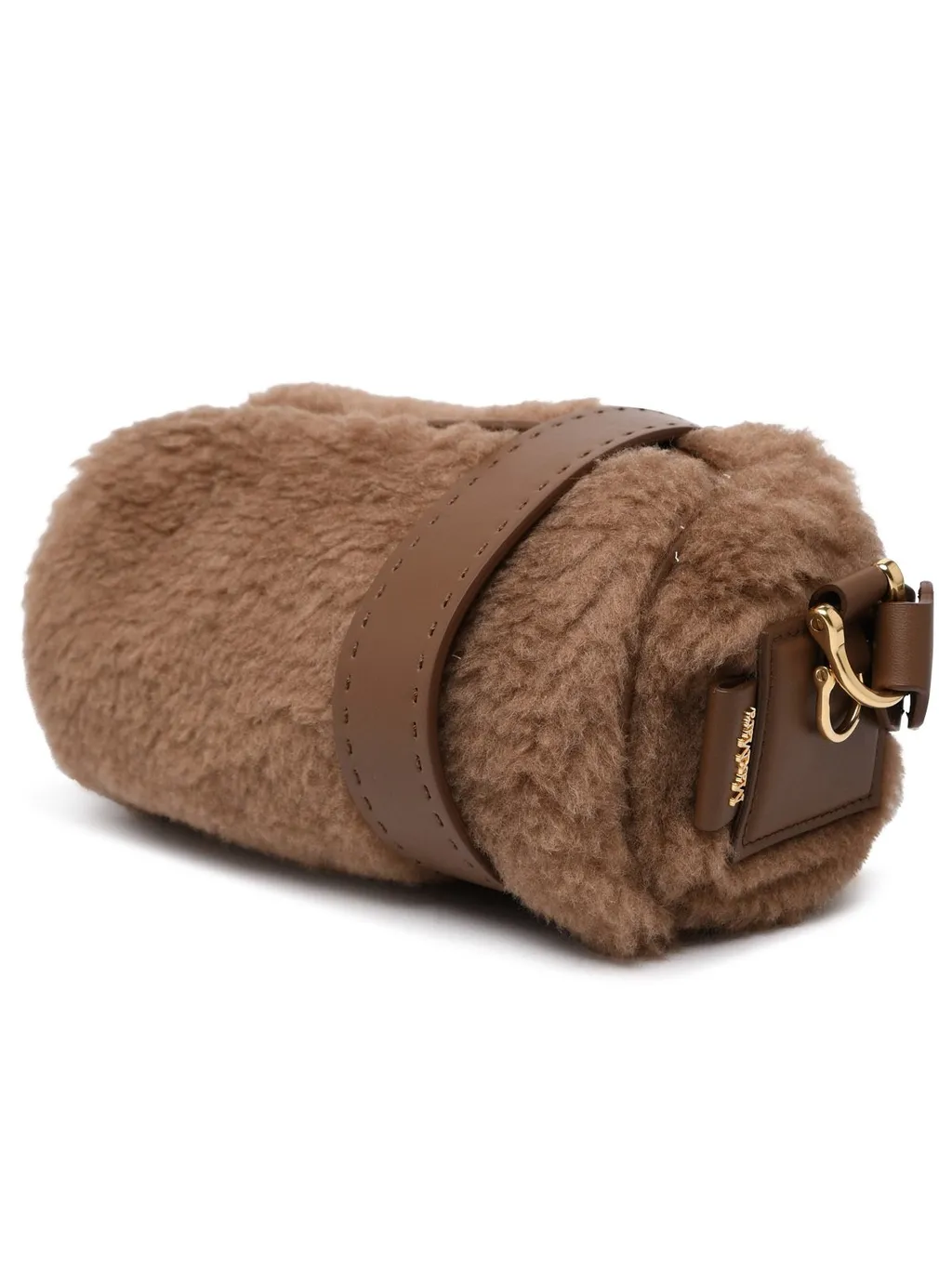 Max Mara Teddy Roll Zip-Up Small Shoulder Bag