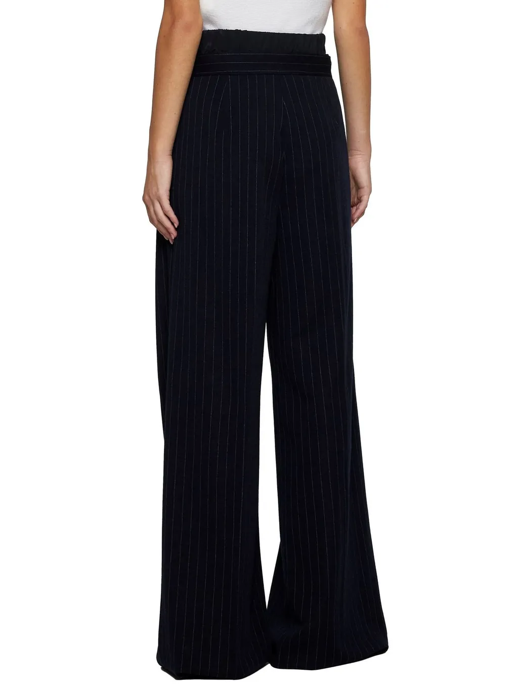 Max Mara Pinstriped Straight-Leg Trousers