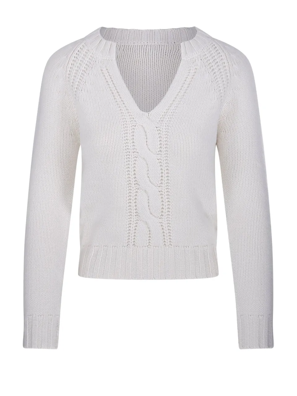 Max Mara V-Neck Long-Sleeved Jumper
