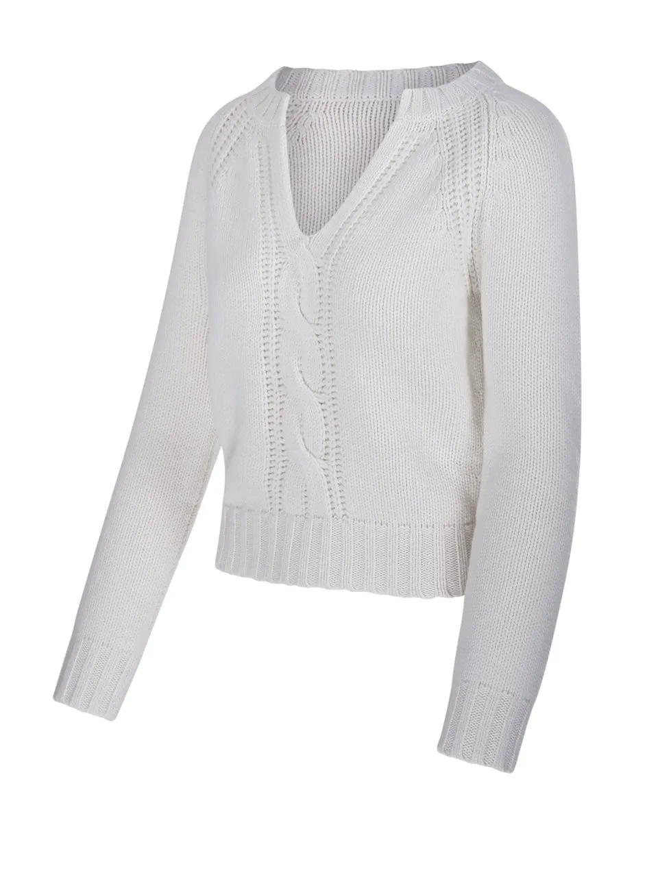 Max Mara V-Neck Long-Sleeved Jumper