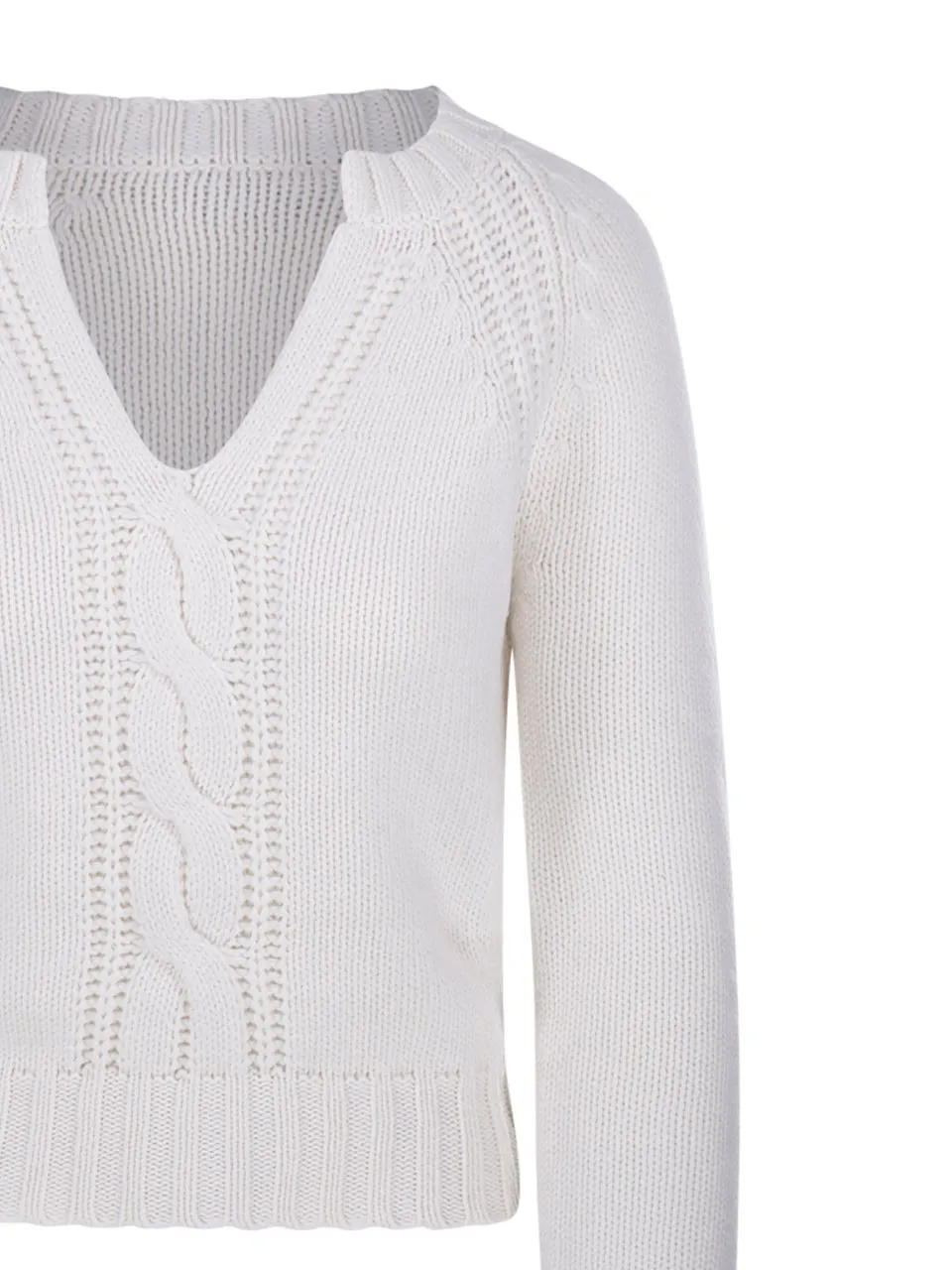 Max Mara V-Neck Long-Sleeved Jumper
