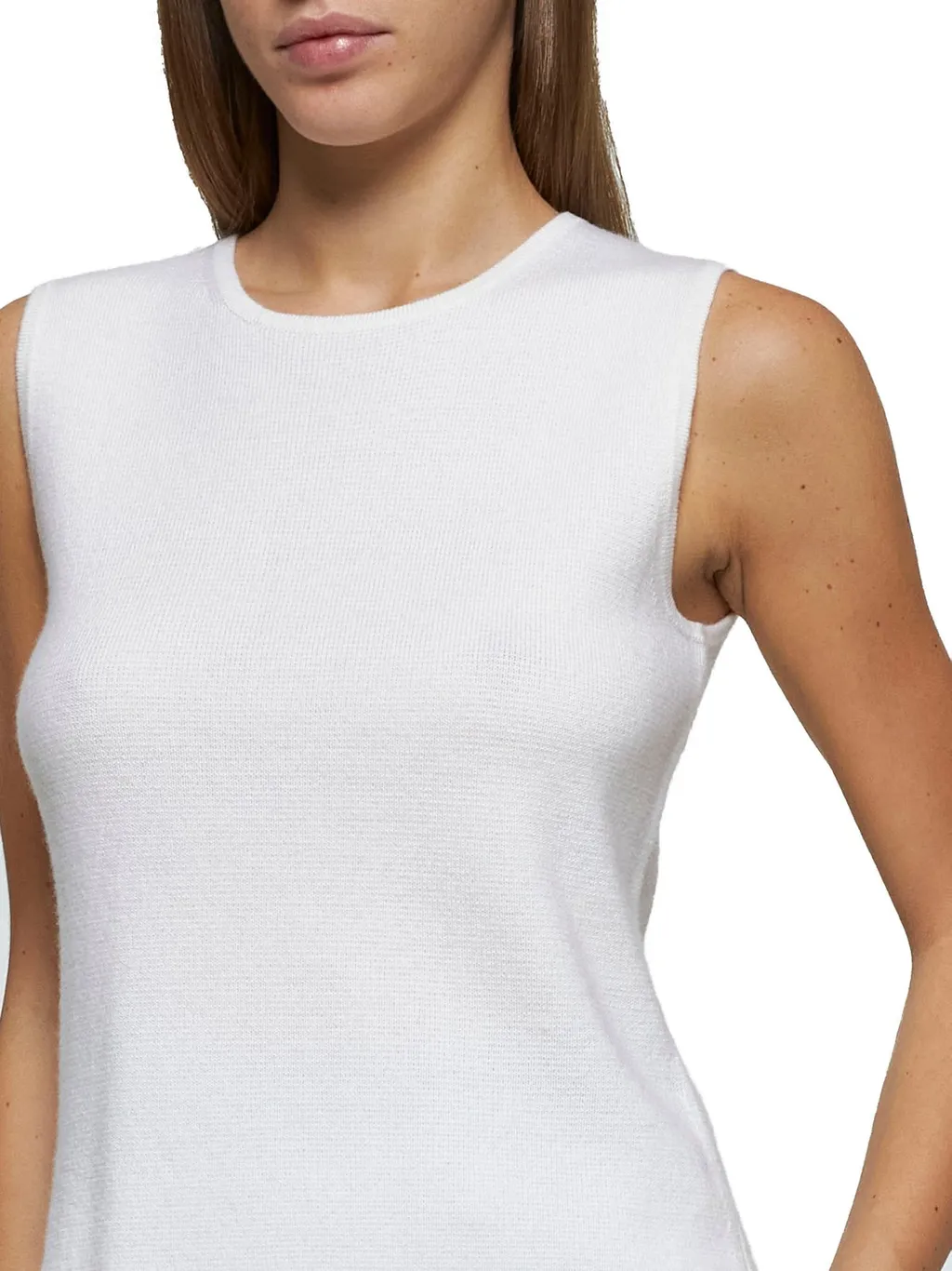 Max Mara Fosco Crewneck Sleeveless Top