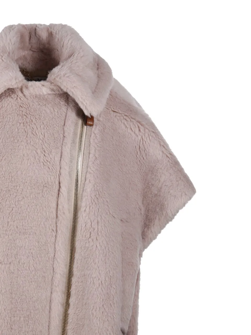 Max Mara Newmanto Zip-Up Short-Sleeved Coat