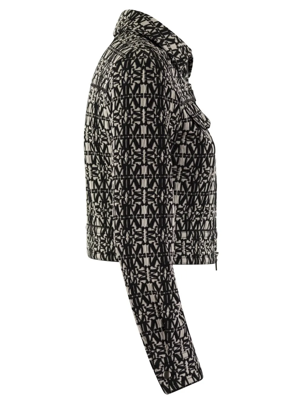 Max Mara All-Over Patterned Zip-Up Jacket