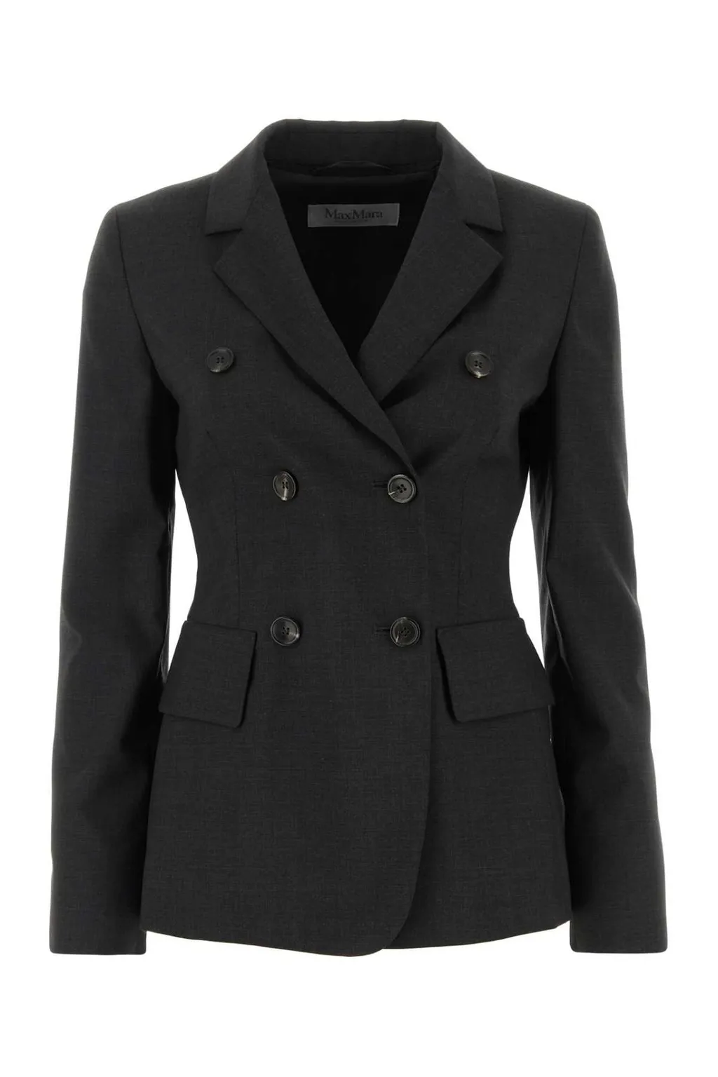 Max Mara Double-Breasted Long-Sleeved Jacket