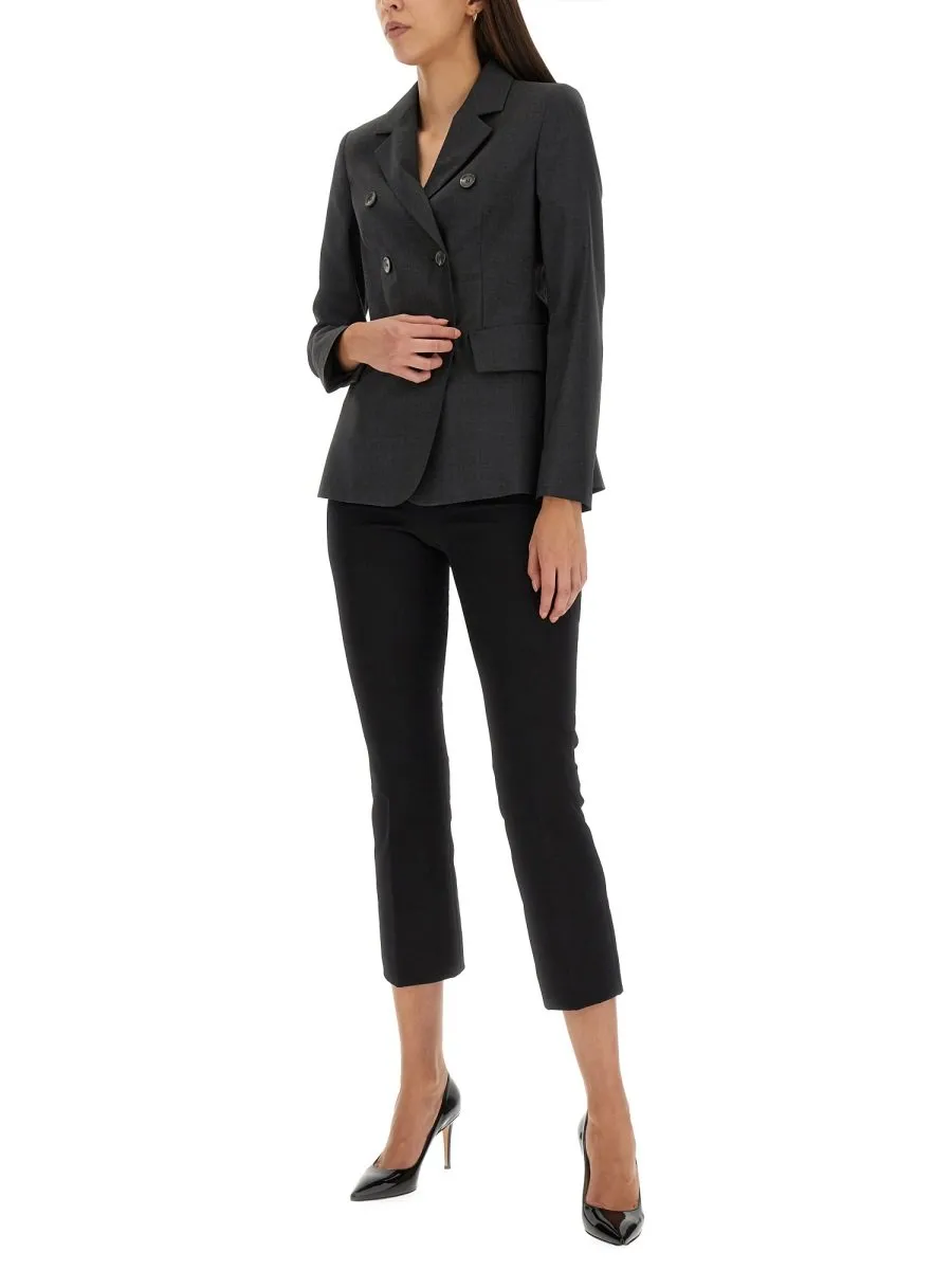 Max Mara Double-Breasted Long-Sleeved Jacket