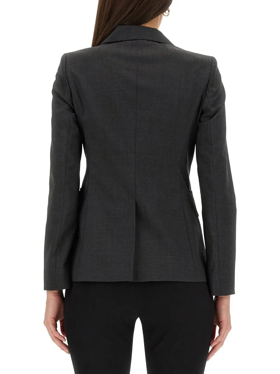 Max Mara Double-Breasted Long-Sleeved Jacket