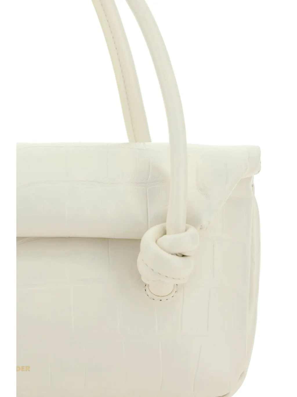 Jil Sander Small Knot-Detailed Embossed Shoulder Bag