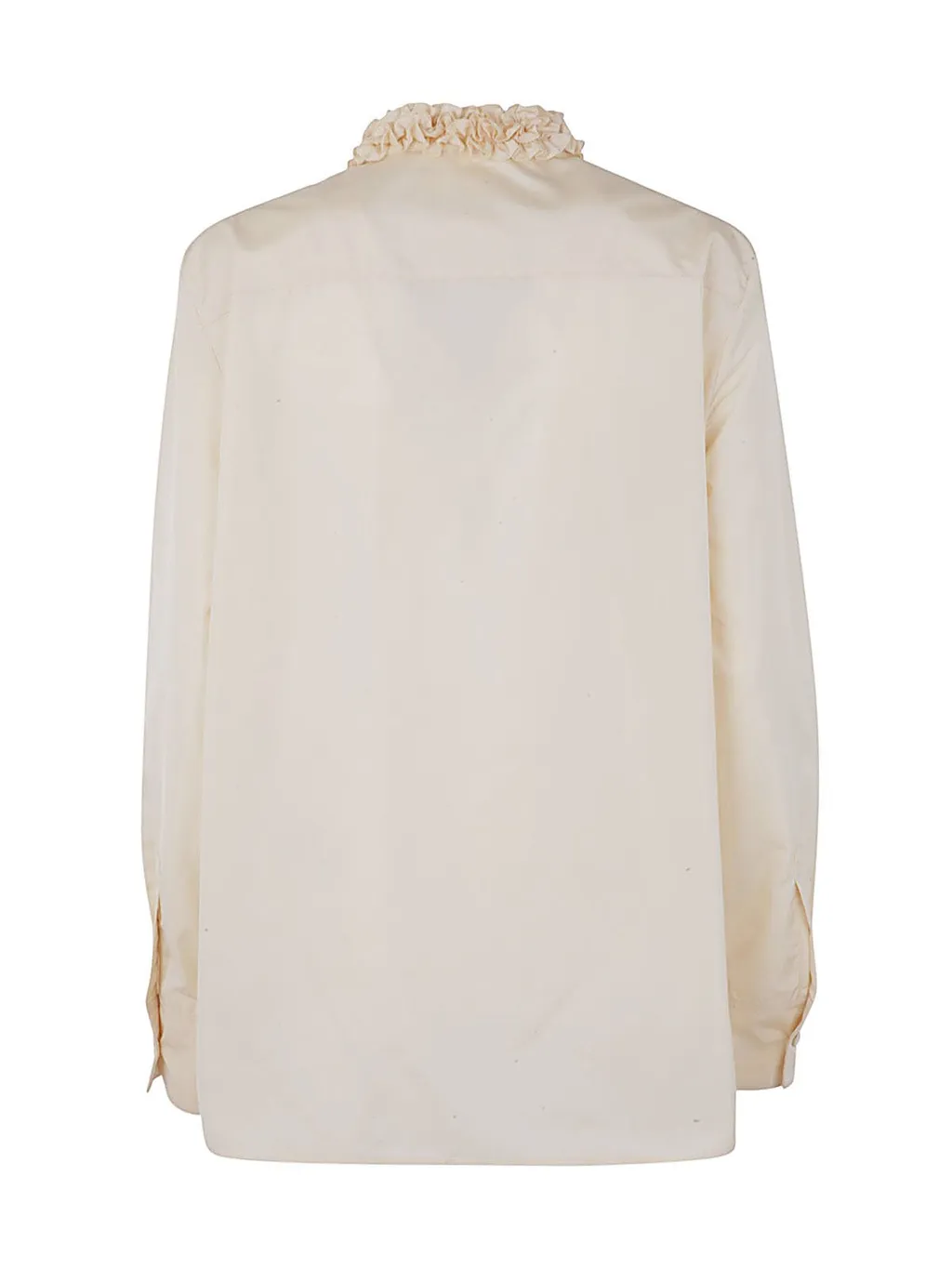 Jil Sander Ruffle Detailed Button-Up Shirt