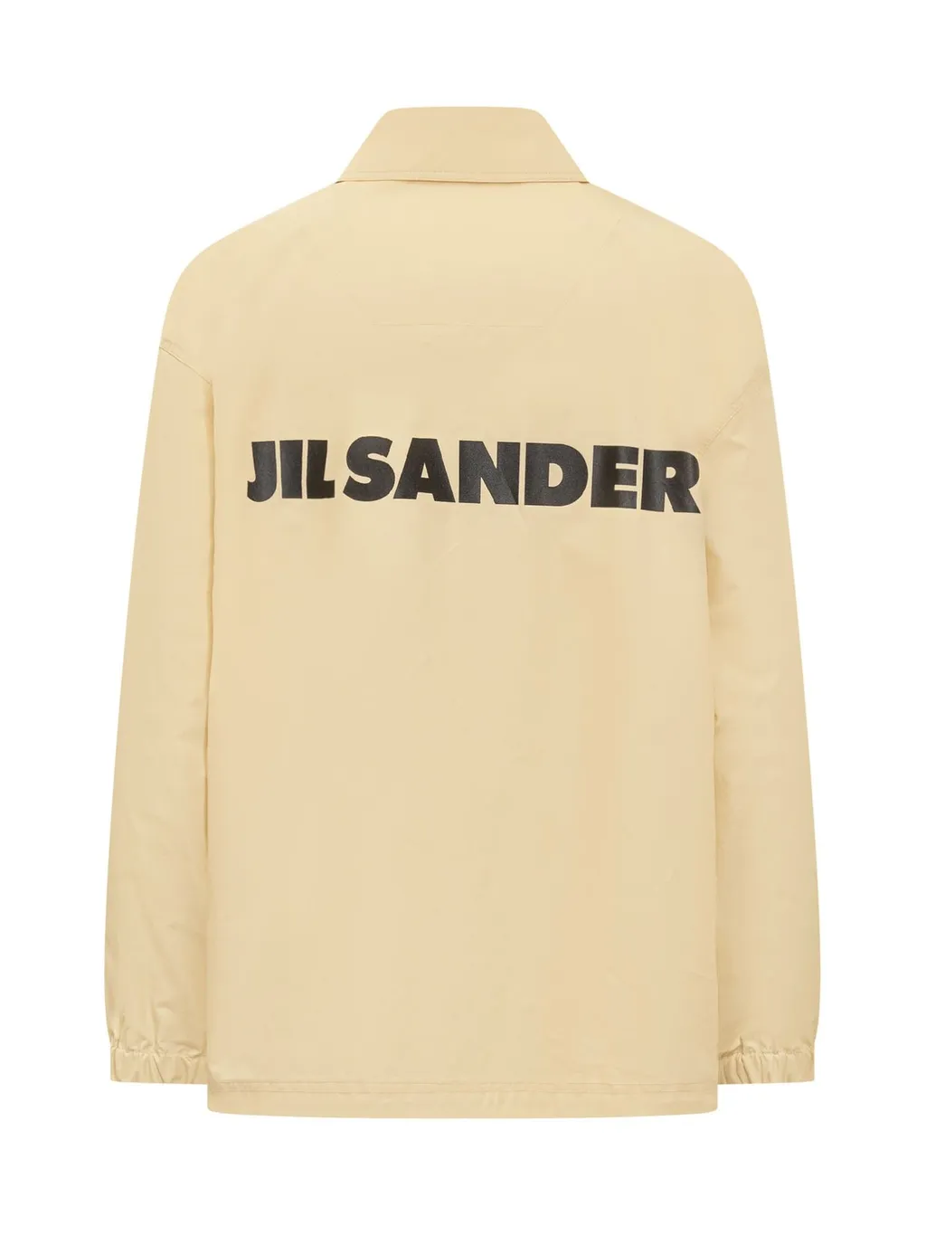 Jil Sander Logo-Printed Drawstring Shirt Jacket