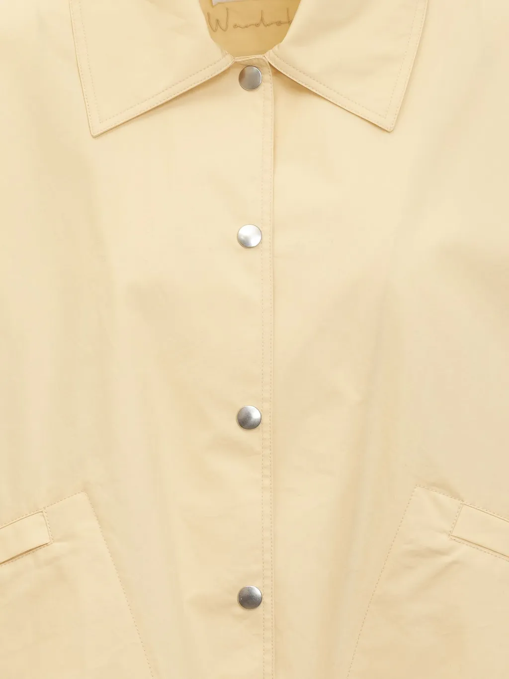 Jil Sander Logo-Printed Drawstring Shirt Jacket