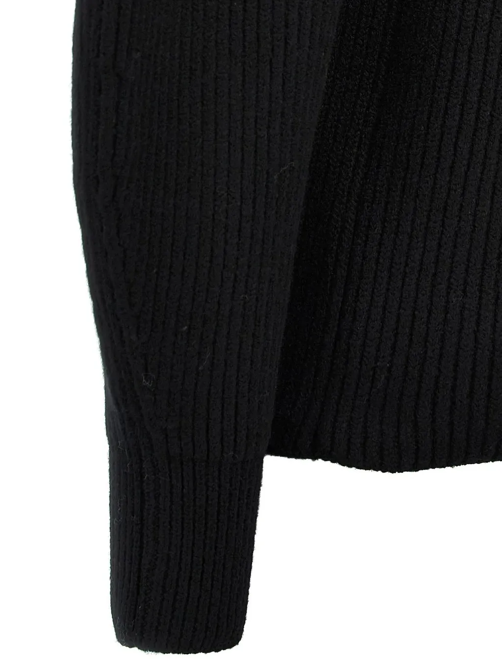 Jil Sander Crewneck Puff-Sleeved Jumper