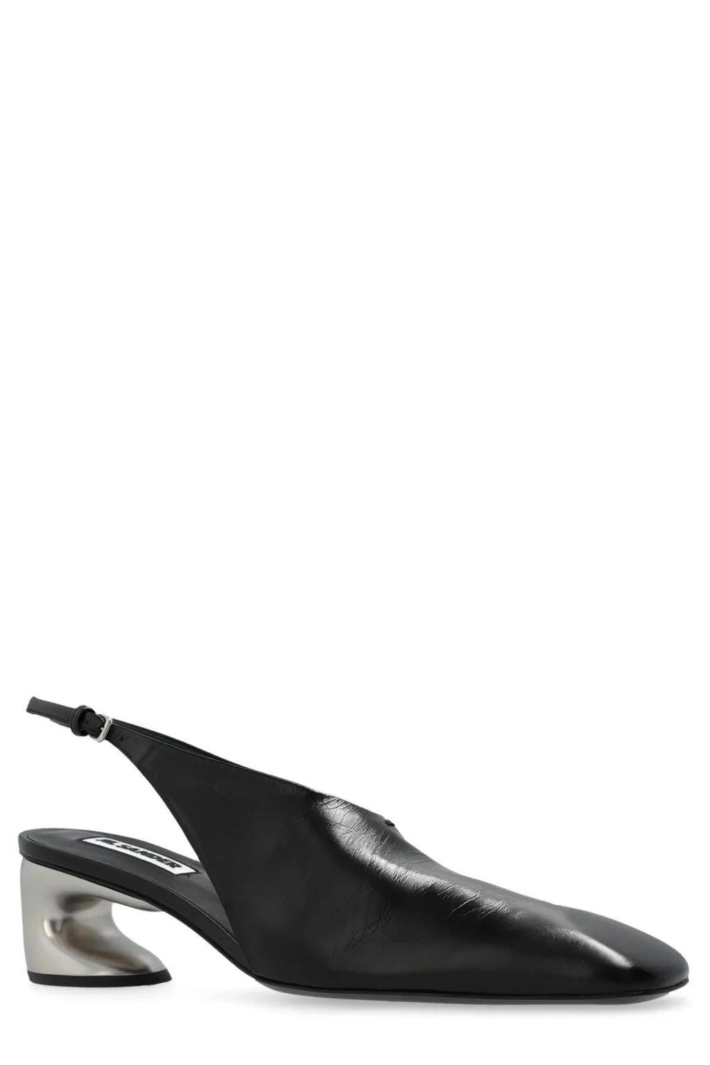 Jil Sander Sculpted Heel Slingback Pumps