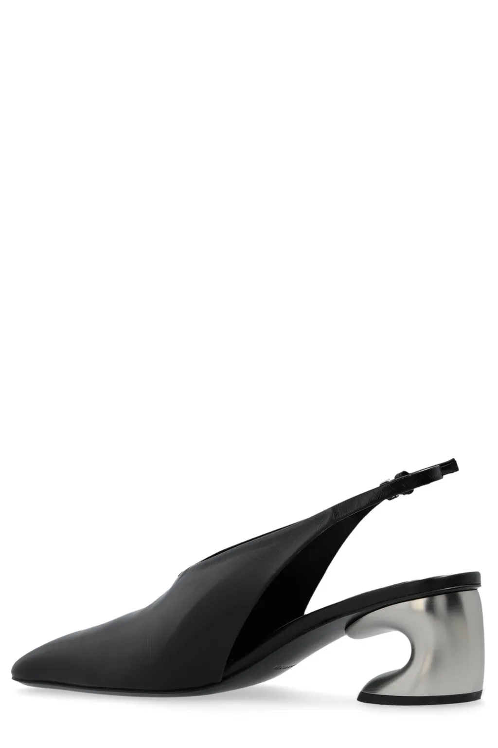 Jil Sander Sculpted Heel Slingback Pumps