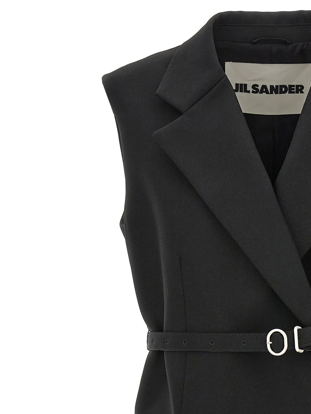 Jil Sander V-Neck Belted Vest