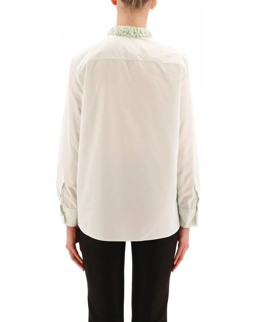 Jil Sander Ruffle Detailed Button-Up Shirt