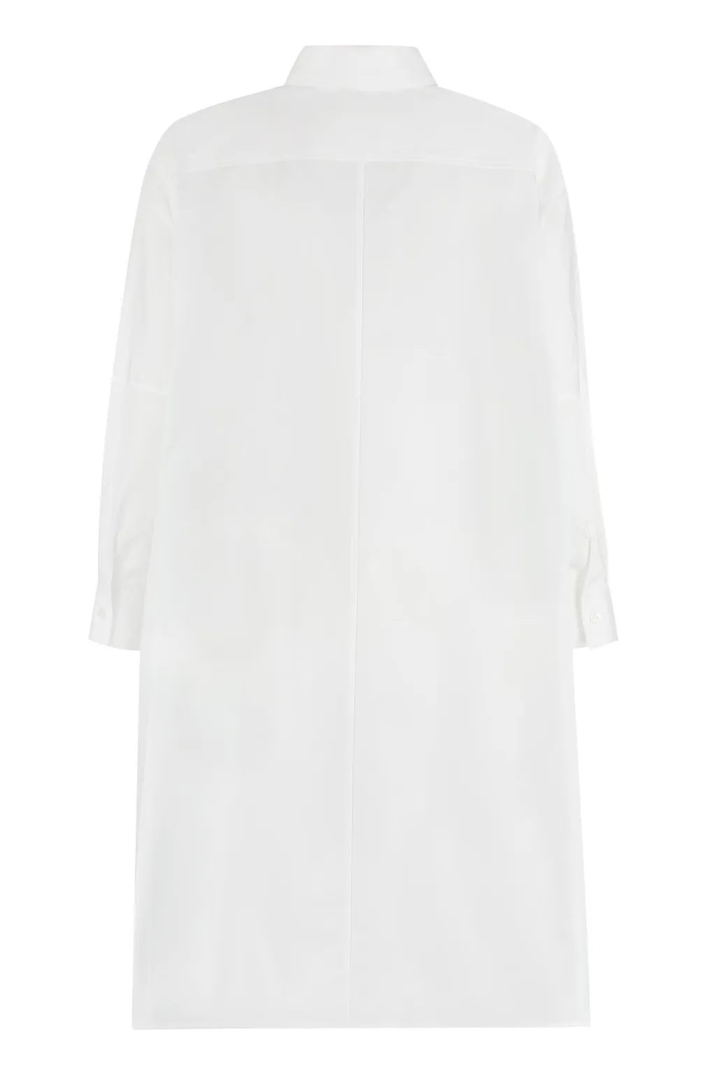 Jil Sander Long-Sleeved A-Line Shirt Dress