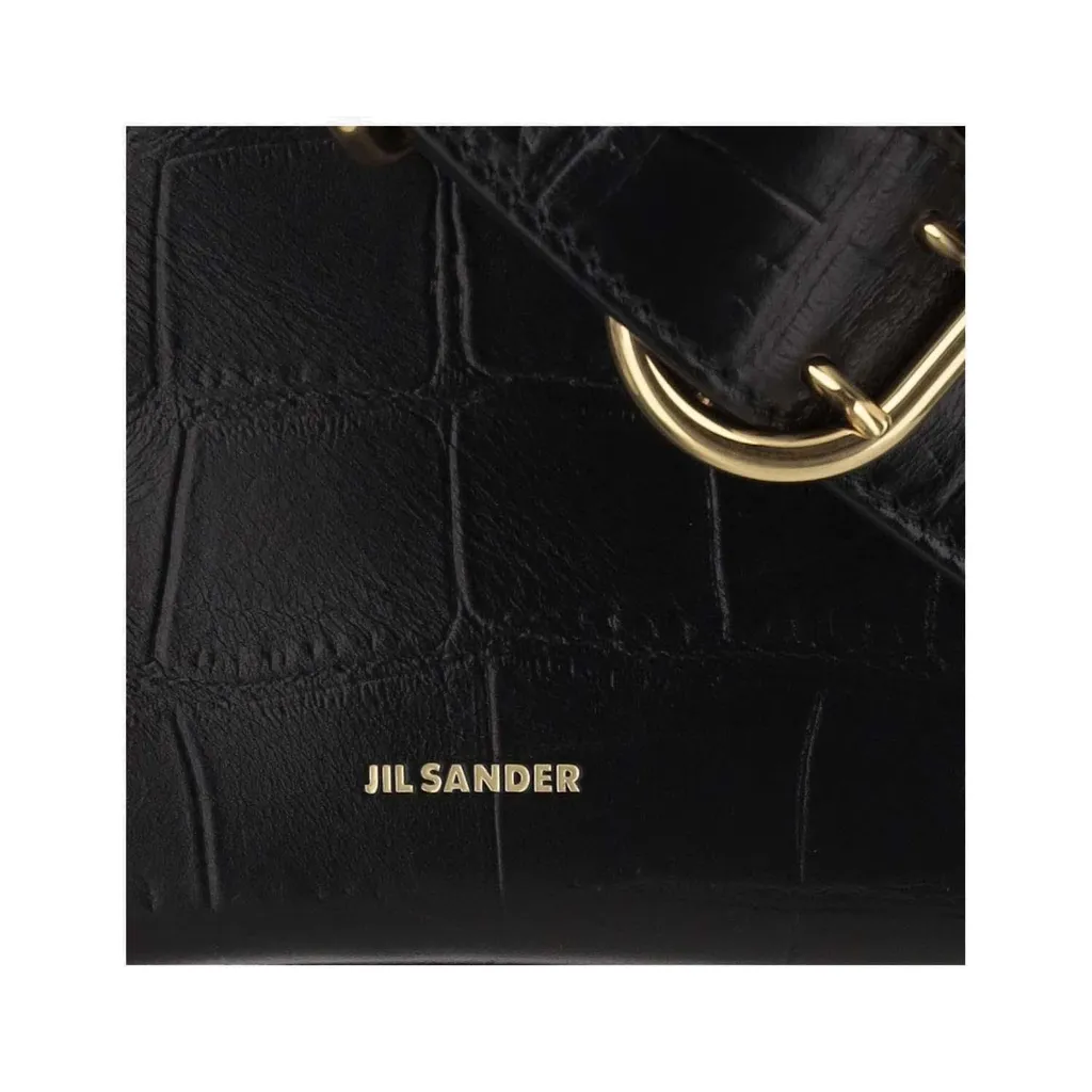 Jil Sander Embossed Messenger Bag