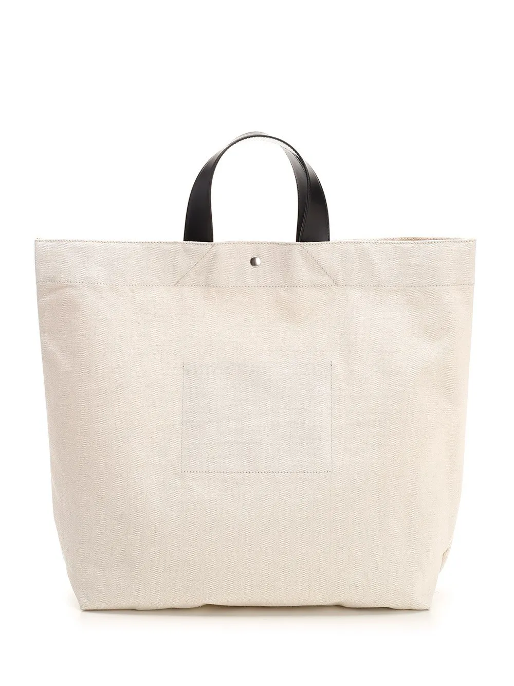 Jil Sander Logo Printed Large Tote Bag