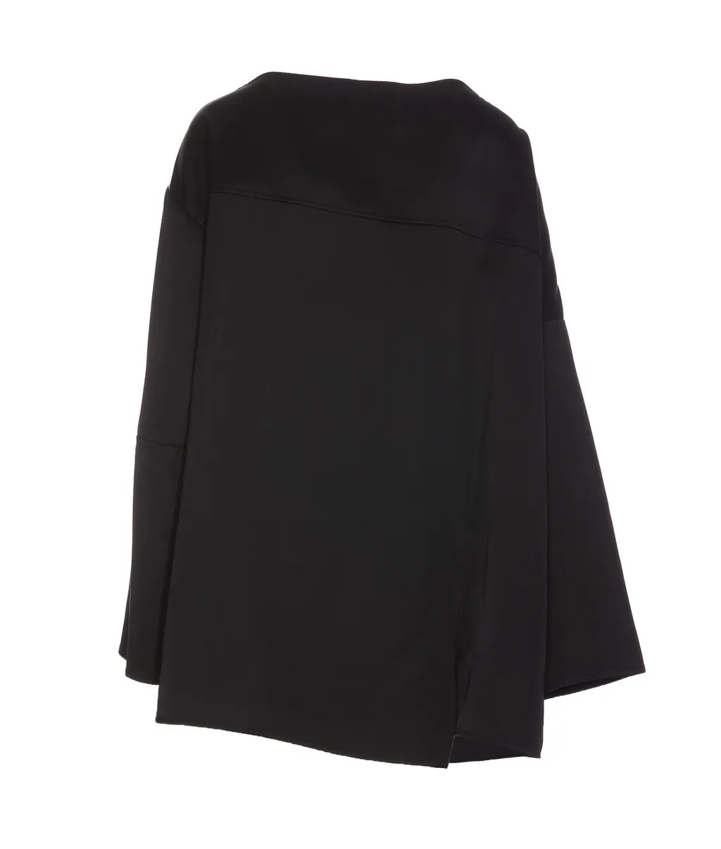 Jil Sander Crewneck Asymmetric Sweatshirt