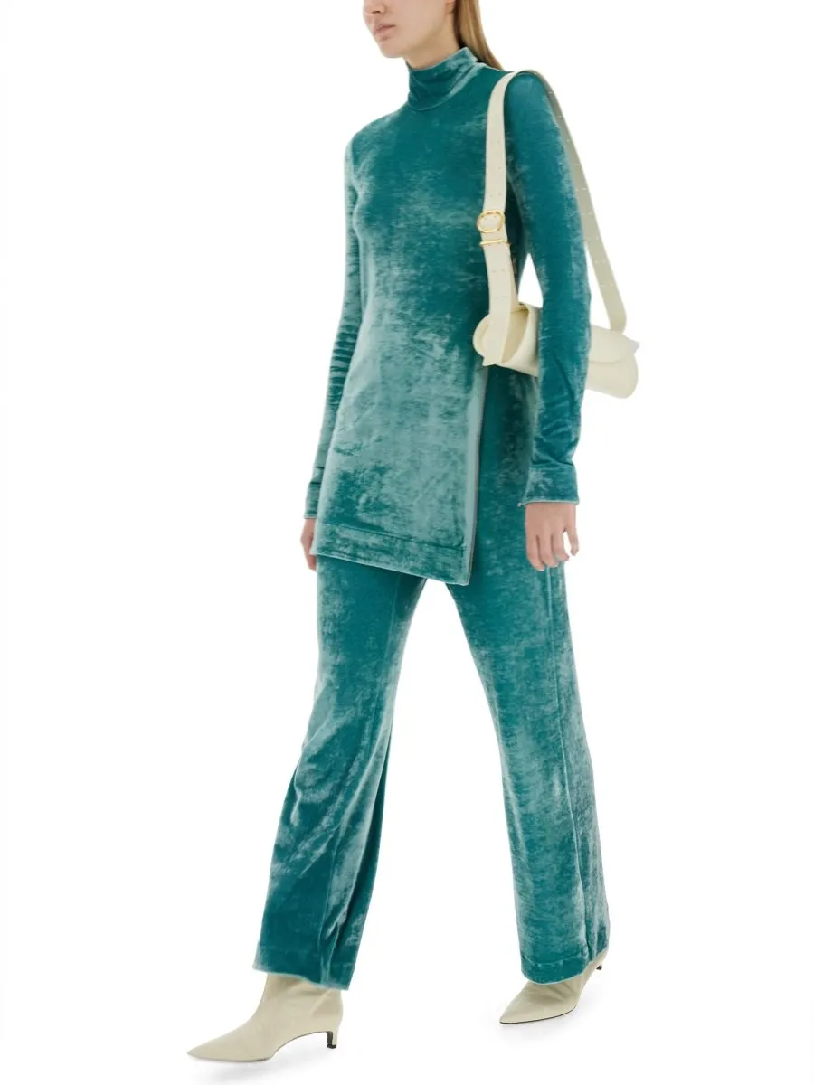 Jil Sander High-Neck Long-Sleeved Top