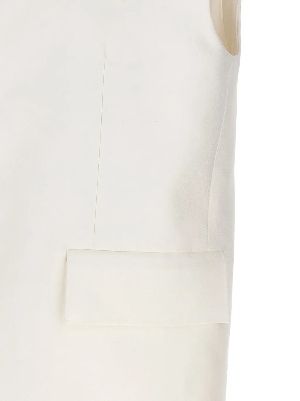 Jil Sander Straight Hem Oversized Tailored Vest
