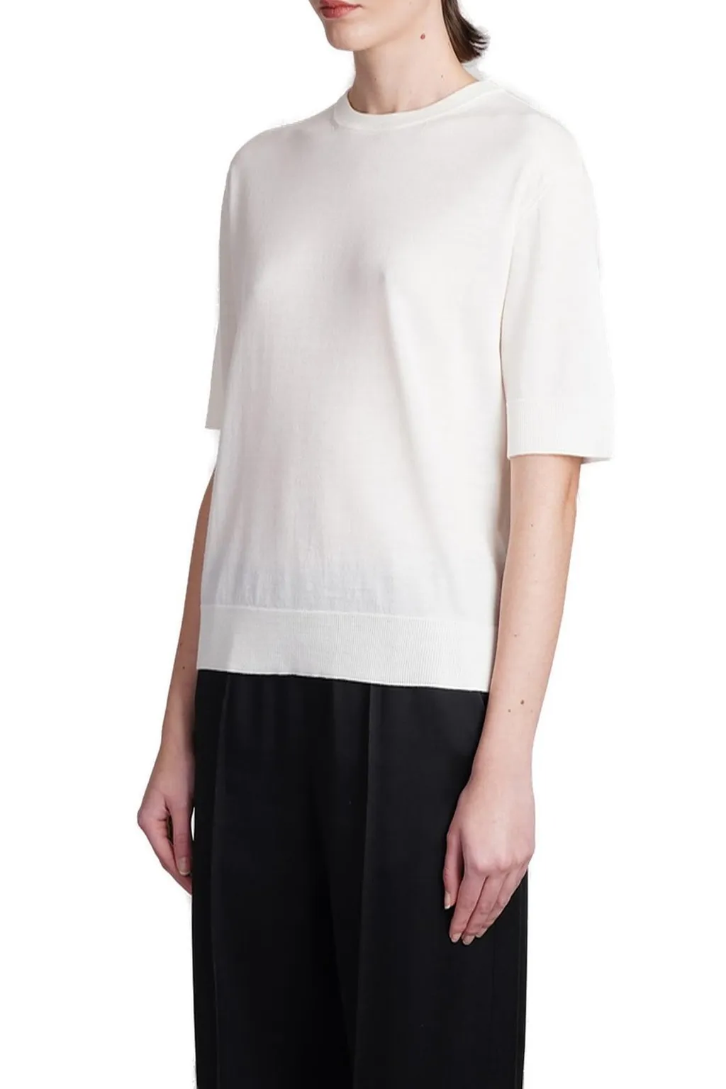 Jil Sander Crewneck Knitted T-Shirt