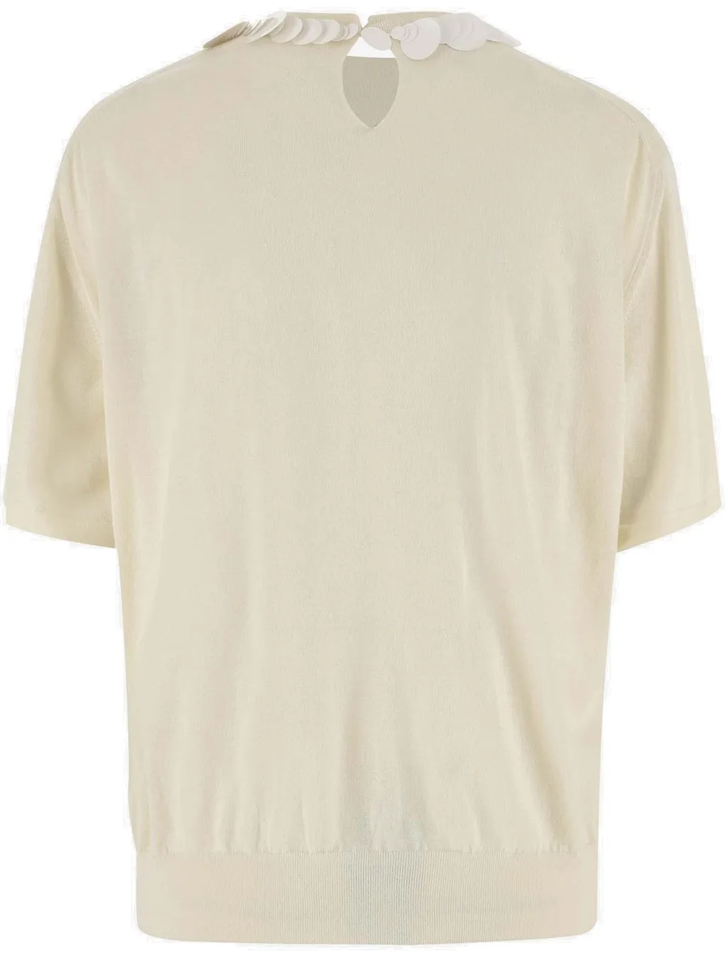 Jil Sander Sequin Embellished Crewneck T-Shirt